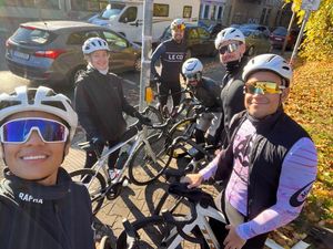 Beautiful sunny ☀️ and cold 🥶 autumn ride